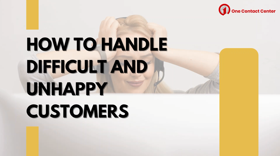 How to handle Difficult Customers